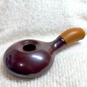 Nuvo Eco Ceramic Coffee Bean Roaster Brown Leather Strap Handle Korea